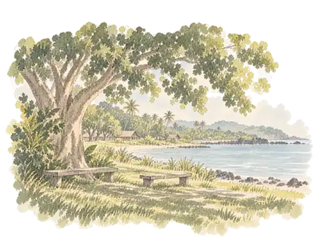 1839年のプオノの集まりの場所をイメージした想像図