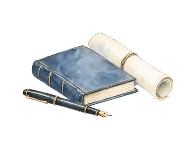 首都化と独立を表す行政文書の概念画。実物の公文書や印章は再現していません