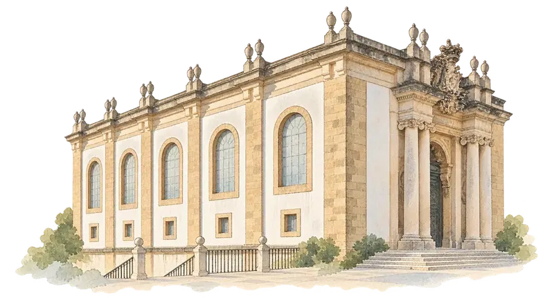 University of Coimbra – Alta and Sofiaの水彩スケッチ
