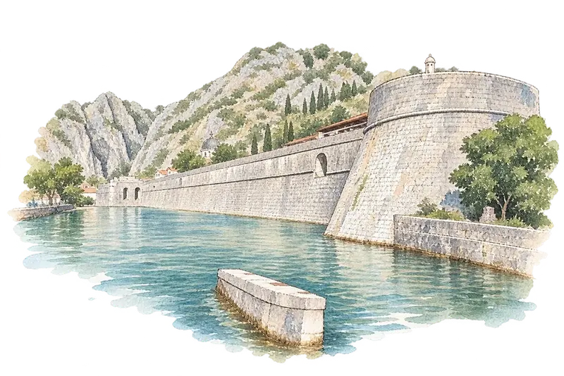 Venetian Works of Defence between the 16th and 17th Centuries: Stato da Terra – Western Stato da Marの水彩スケッチ