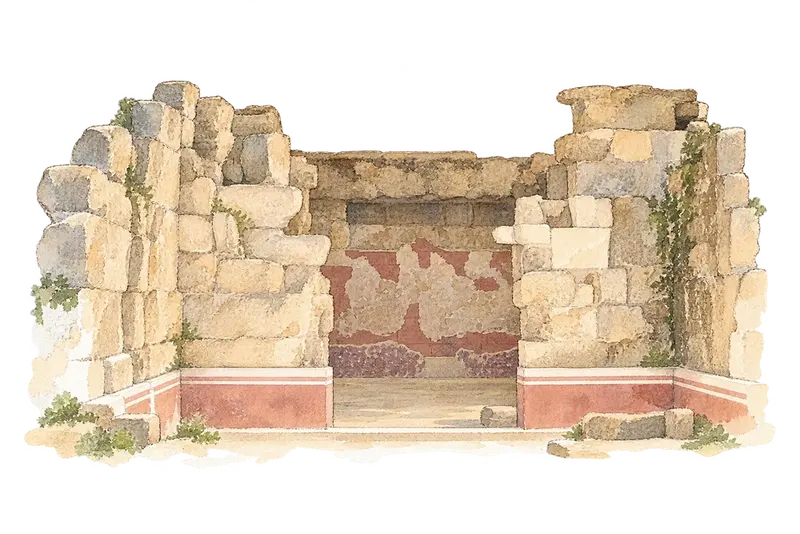 Caliphate City of Medina Azaharaの水彩スケッチ