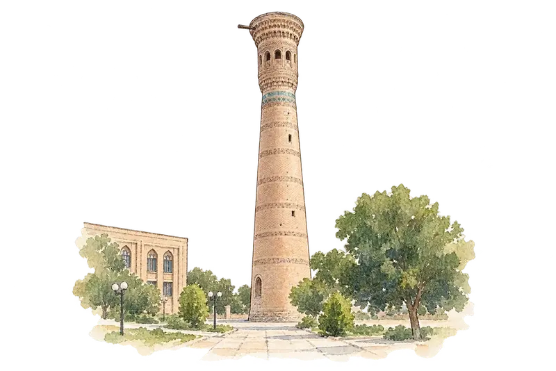Silk Roads: Zarafshan-Karakum Corridorの水彩スケッチ