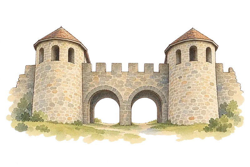 Frontiers of the Roman Empire – Daciaの水彩スケッチ